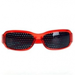 Děrované brýle Aloha Red - červené - přirozené zlepšení zraku