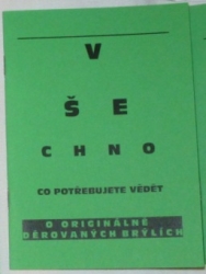 Všechno, co potřebujete vědět o děrovaných brýlích - knížečka A6